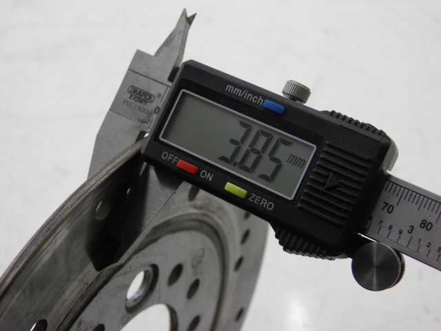 photo de REAR BRAKE DISC EUROCKA MATADOR 4T 50 (2010 - 2016) - Component detail