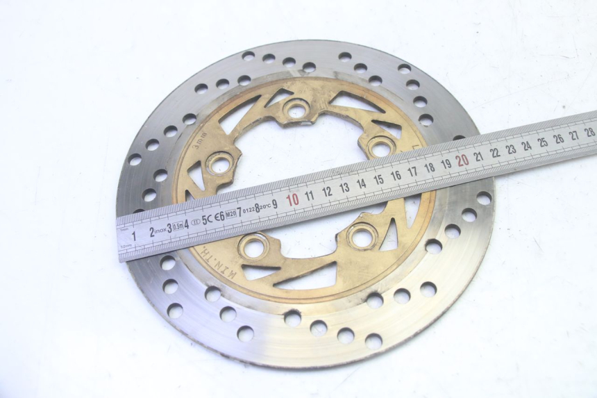 photo de REAR BRAKE DISC DAELIM VJ ROADWIN FI 125 (2008 - 2017) - Zoom on usage condition