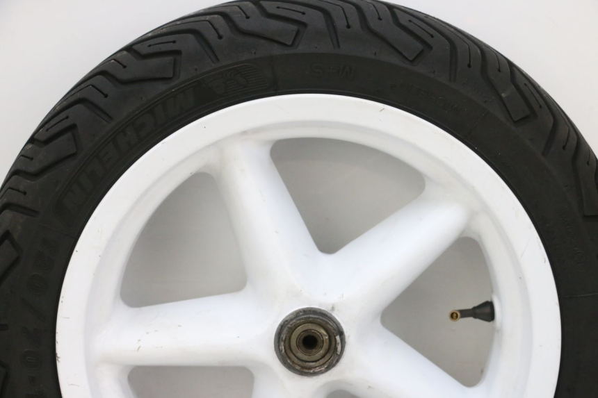 photo de FRONT RIM AND TIRE MBK BOOSTER SPIRIT NAKED 50 (2004 - 2017) - Component zoom