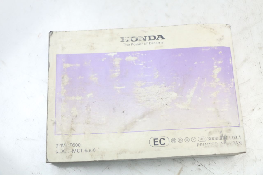 photo de USER MANUAL HONDA FJS SILVERWING SILVER WING 600 (2001 - 2010)