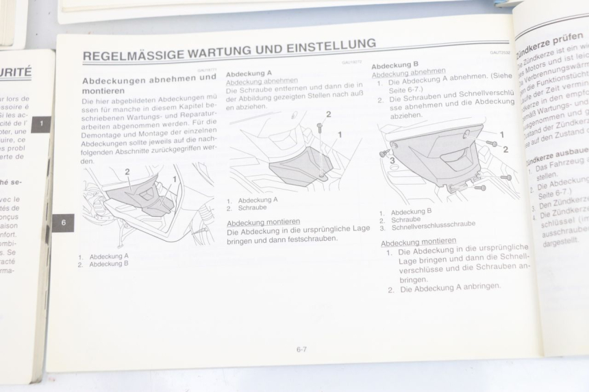 photo de USER MANUAL YAMAHA BW'S BWS 125 (2010 - 2013)