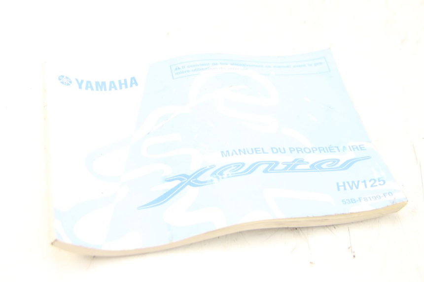 photo de USER MANUAL YAMAHA HW XENTER 125 (2011 - 2017)